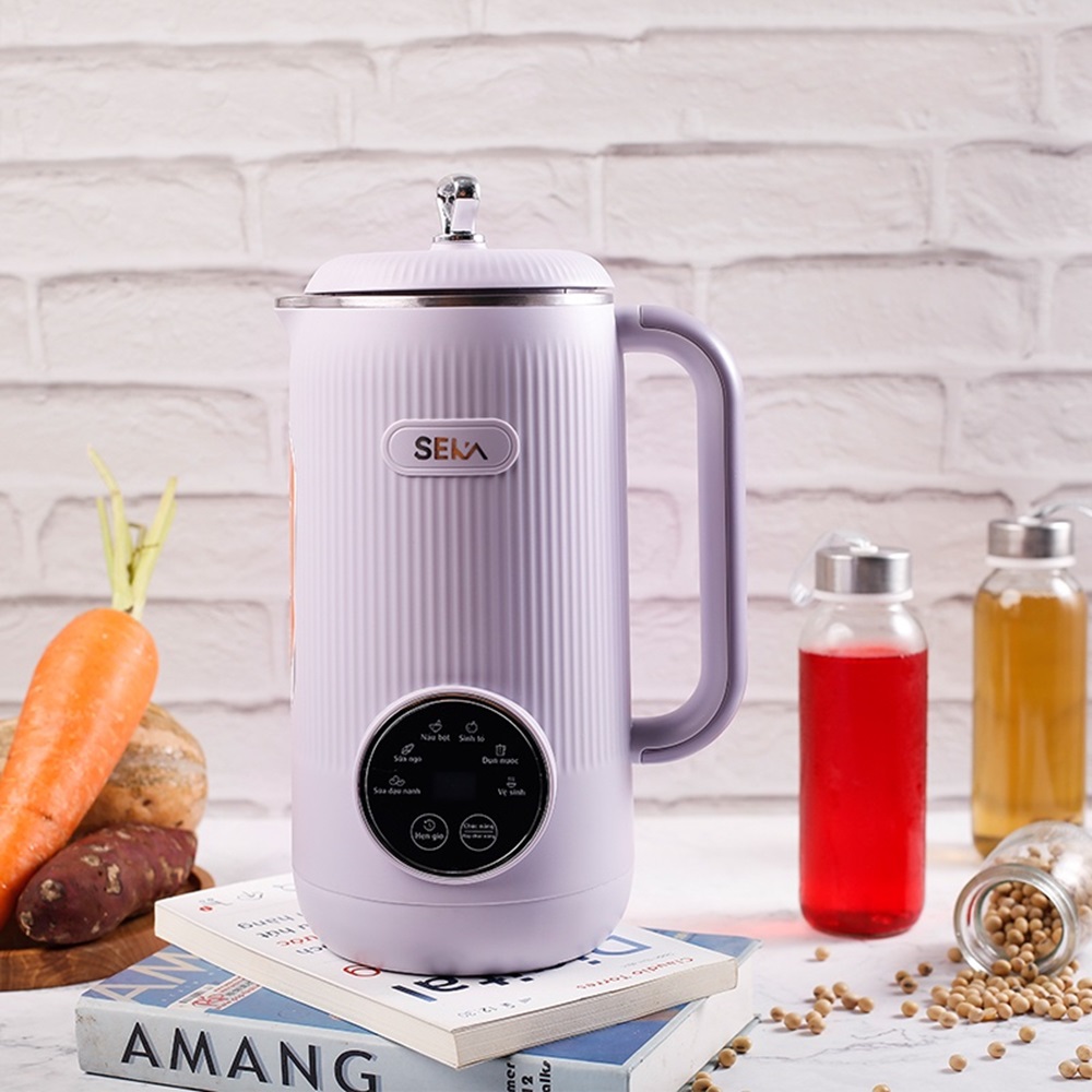 Máy Làm Sữa Hạt SEKA SK320, 5 Chức Năng, Dung Tích 600ml chống trào, xay siêu nhuyễn mịn các loại hạt - hàng chính hãng