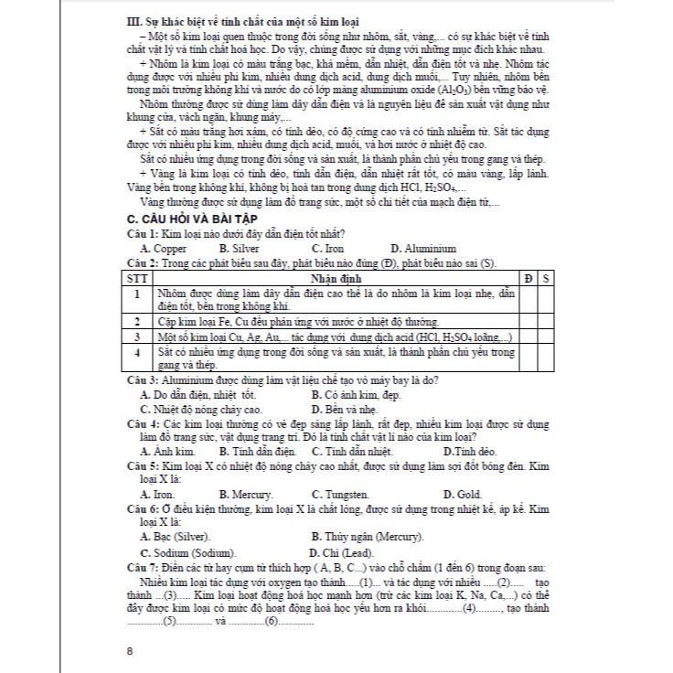 Sách - Tự tin luyện thi vào lớp 10 môn hóa học dành cho học sinh lớp 9- HA
