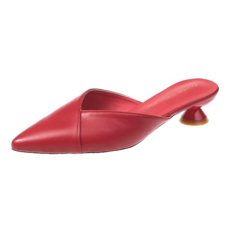 Sục Nữ Soras ️️ Giày cao gót dáng Sục mũi nhọn nữ Thời Trang, Phong Cách, Sang Chảnh Style Hàn Quốc SM5