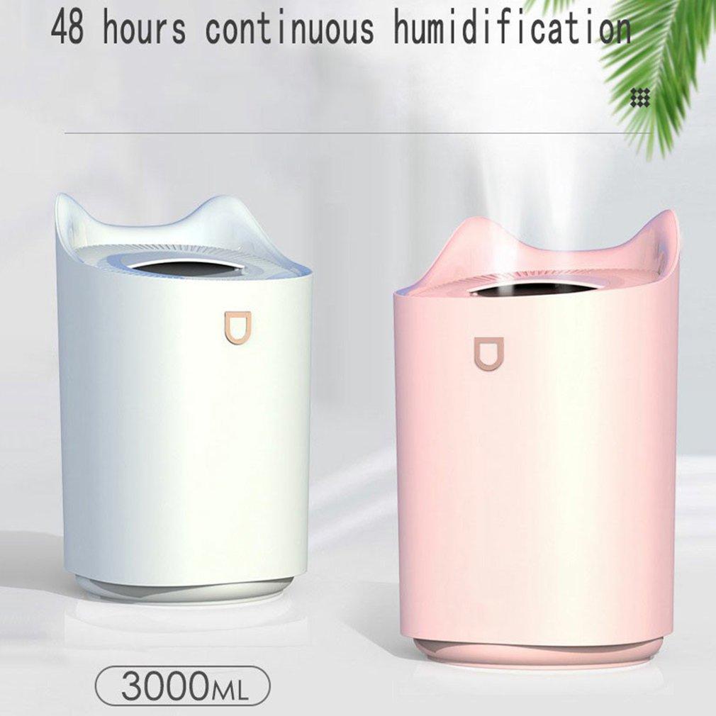 3L Máy Tạo Độ Ẩm Không Khí Tinh Dầu Hương Thơm Khuếch Tán Đôi Đầu Phun Bằng Coloful LED Siêu Âm Ẩm Khuếch Tán Hương Thơm