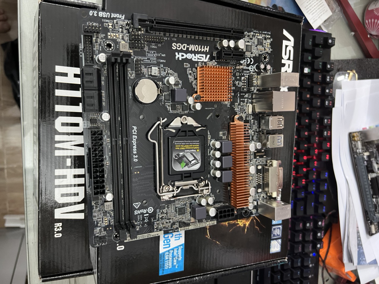 Bo Mạch Chủ (Mainboard) ASRock H110M-DGS - HÀNG CHÍNH HÃNG