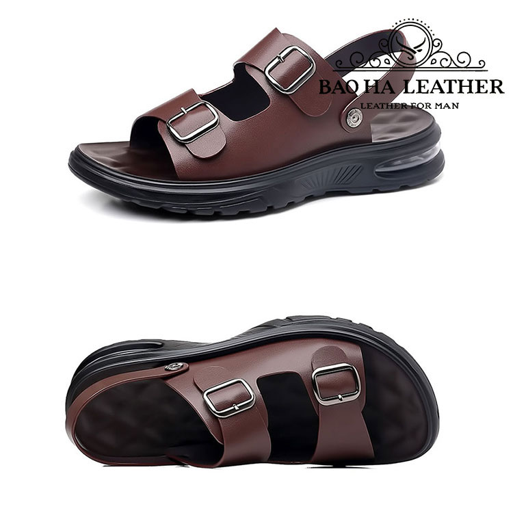 Dép nam quai ngang khóa cài BHD2308