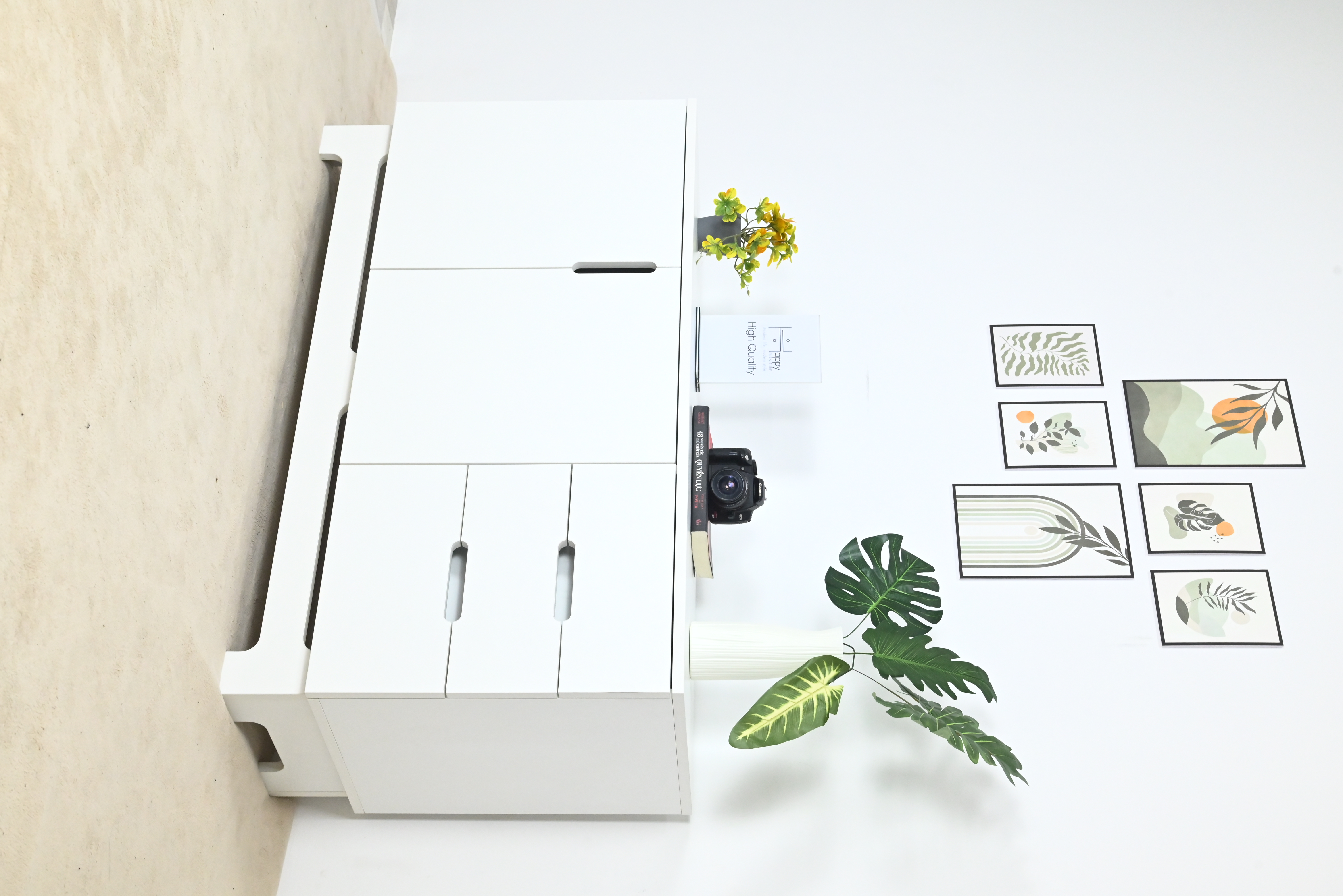 [Happy Home Furniture] MOLLY, Tủ lưu trữ 2 cánh mở - 3 ngăn kéo , 120cm x 40cm x 68cm ( DxRxC), TCM_101