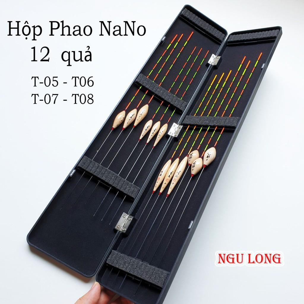 Hộp phao câu đài, hộp 12 phao câu đài nano độ nhạy cao