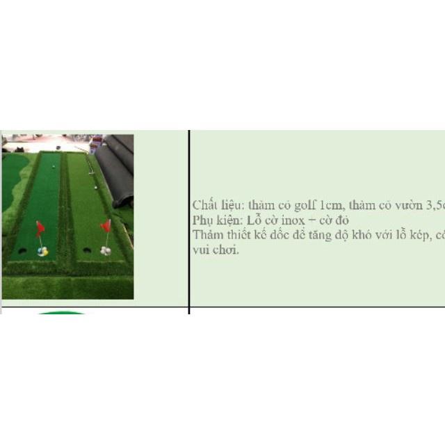 THẢM PUT Golf Green Trainer có đường kẻ Put