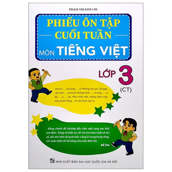 Phiếu Ôn Tập Cuối Tuần Môn Tiếng Việt Lớp 3 (CT)