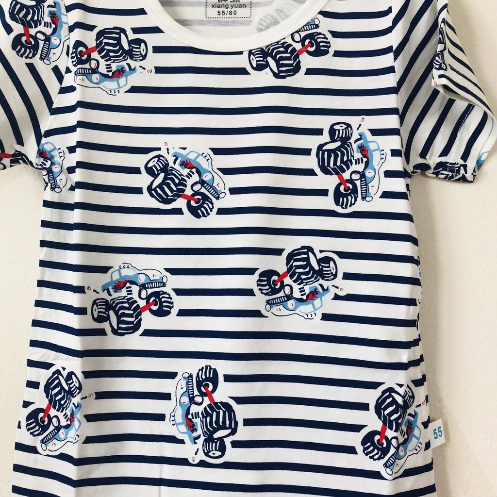 Bộ đồ bé trai cotton giấy siêu mát set trang phục cho bé trai họa tiết siêu dễ thương - Misolkids by huong274