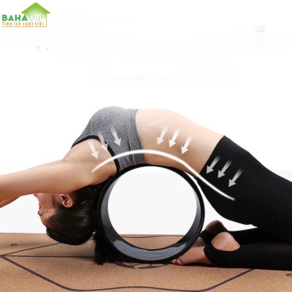 BÁNH XE YOGA - DỤNG CỤ TẬP HỖ TRỢ CÁC TƯ THẾ YOGA GIẢM ĐAU VÀ GIẢM EO  Hỗ trợ tập các tư thế Yoga trải dài