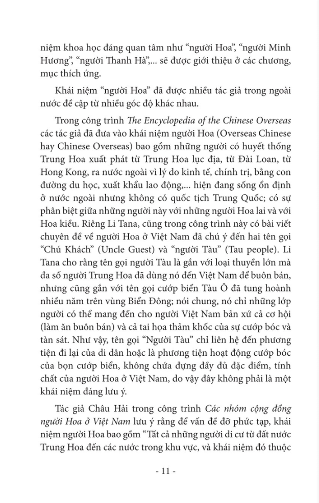 Sách - Chính Sách Của Các Vương Triều Việt Nam Đối Với Người Hoa