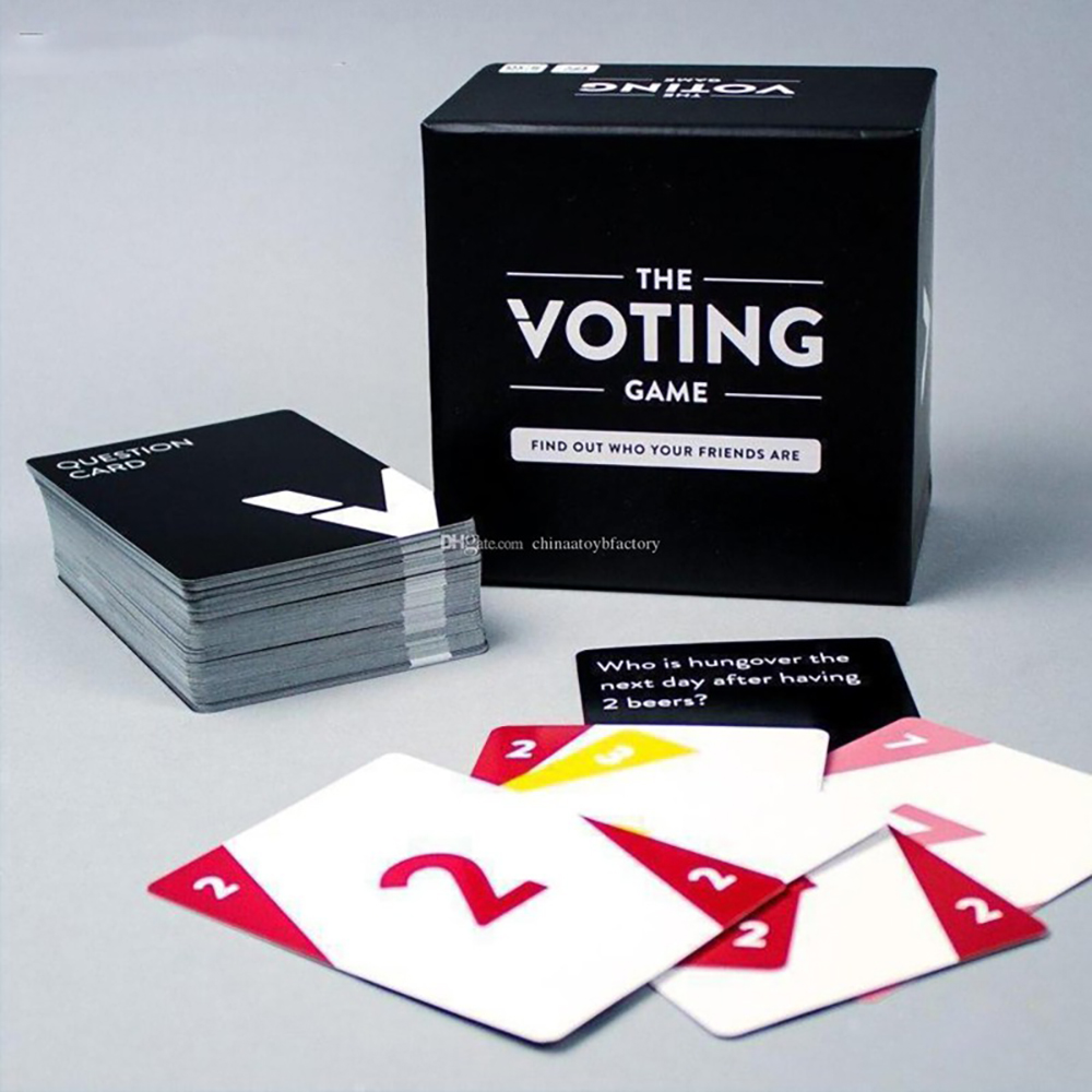 Board Game The Voting Game Bộ Trò Chơi Thẻ Bỏ Phiếu Vui Nhộn