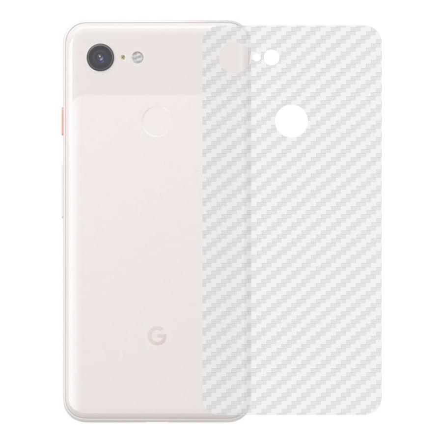 Miếng Dán Mặt Lưng Cacbon Dành Cho Google Pixel 3- Handtown - Hàng Chính Hãng