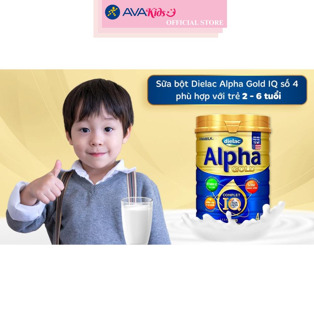 Sữa bột Dielac Alpha Gold IQ số 4 (sữa non) 850g (2 - 6 tuổi)