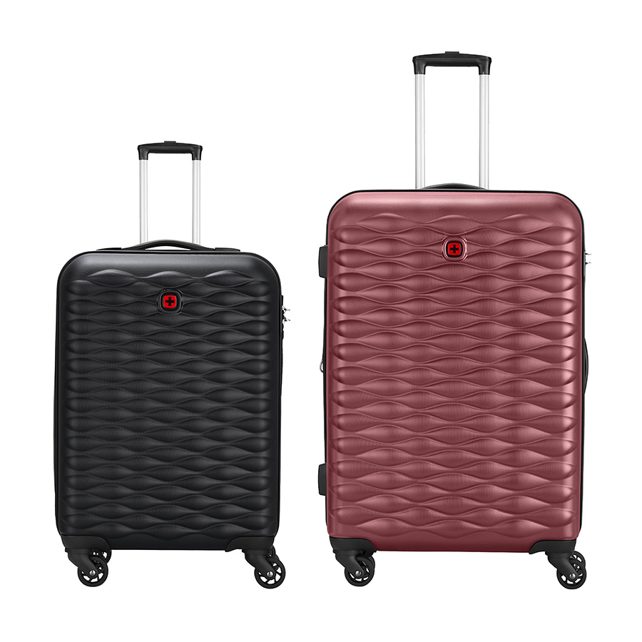 Combo vali kéo Wenger In-Flight WENGER - THỤY SĨ : Combo vali kéo size cabin 55cm và size trung 66cm Vali thương hiệu Thụy Sĩ có lịch sử lâu đời