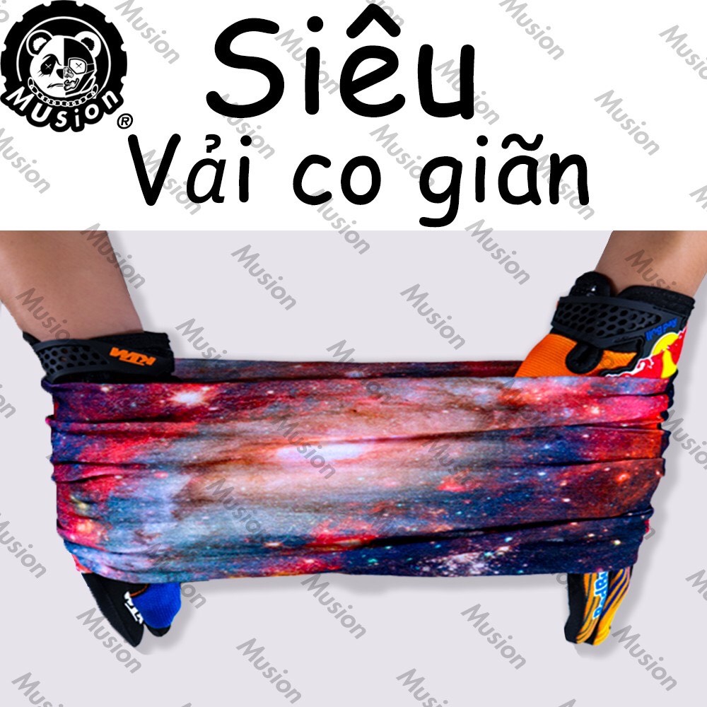 Combo 5 Khăn Đa Năng Chống Nắng Có Thể Làm Khẩu Trang Nhiều Màu Sắc Dài 47CM