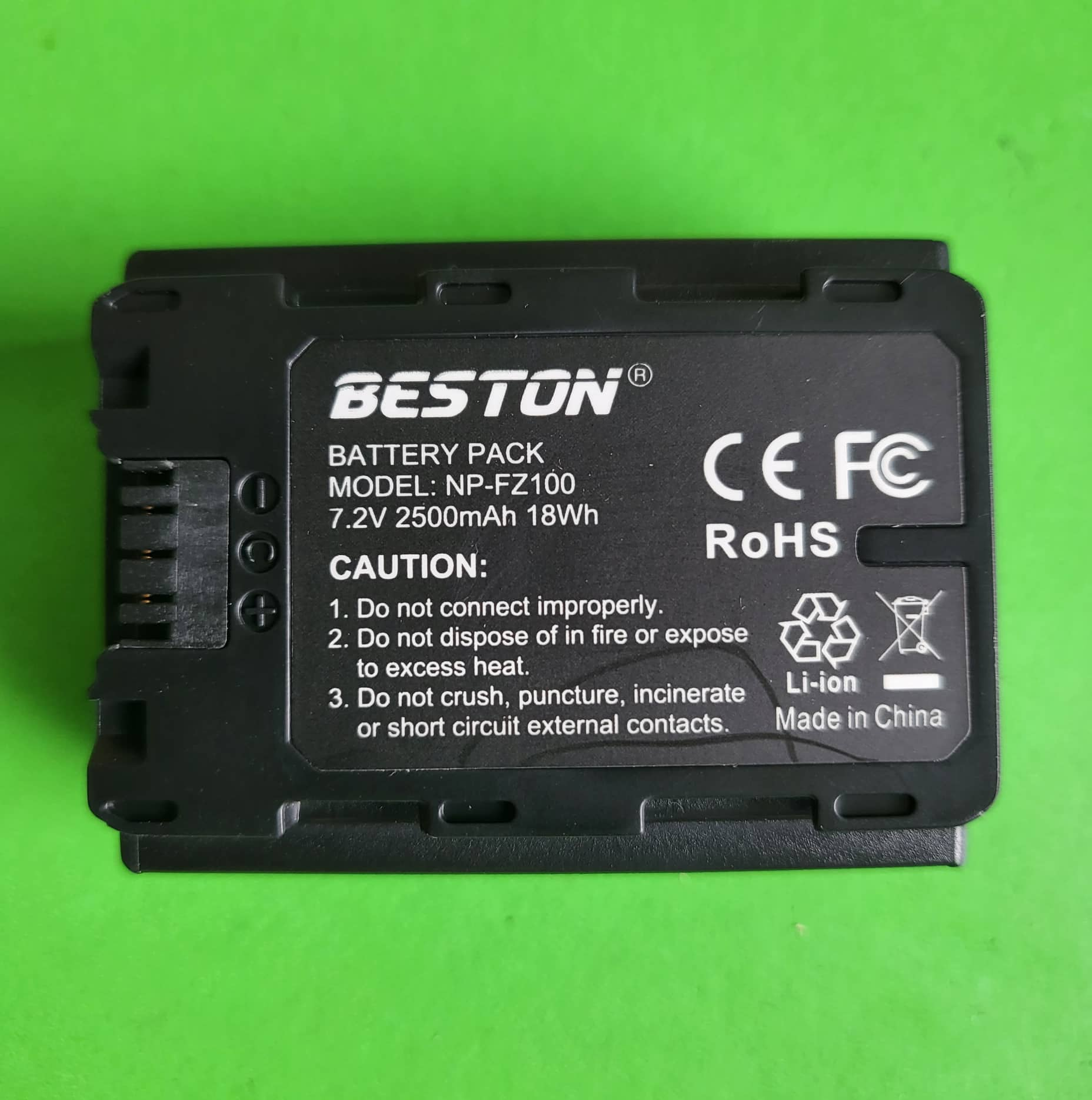 Bộ Pin NP-FZ100 2500mAh + Sạc Beston Dùng Cho Máy Ảnh Sony a7m4 a7m3 A7c A7R3 A7R4 A7R4 7RM3 A9M2 A7S3 a6600 - Hàng nhập khẩu