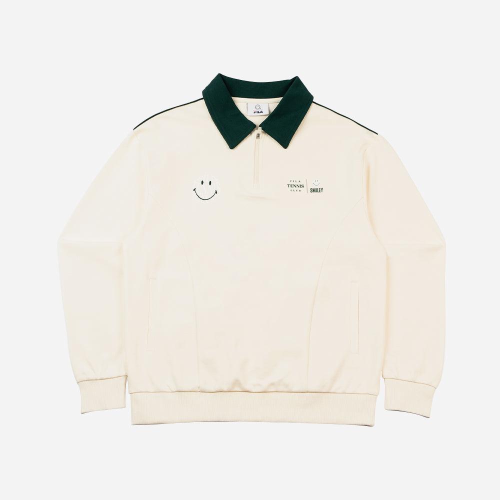 Áo nỉ unisex Fila Tennis Club X Smiley - FW2SSF4S01X-BGE