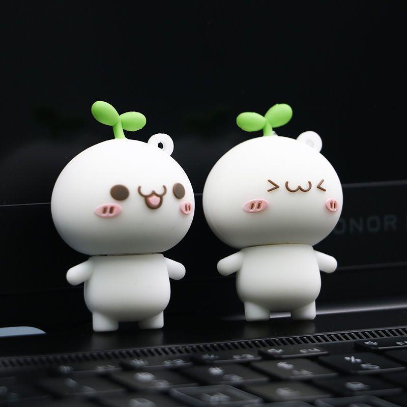 Ổ Đĩa Chữ U 2TB Bằng Silicon Đa Năng Họa Tiết Hoạt Hình Dễ Thương Cho Máy Tính