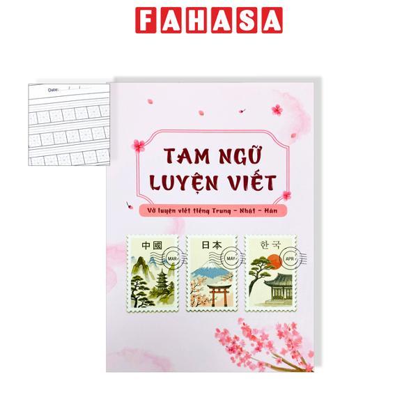 Vở Luyện Viết Tiếng Trung - Nhật - Hàn - 80 Trang 100gsm - The Sun 01