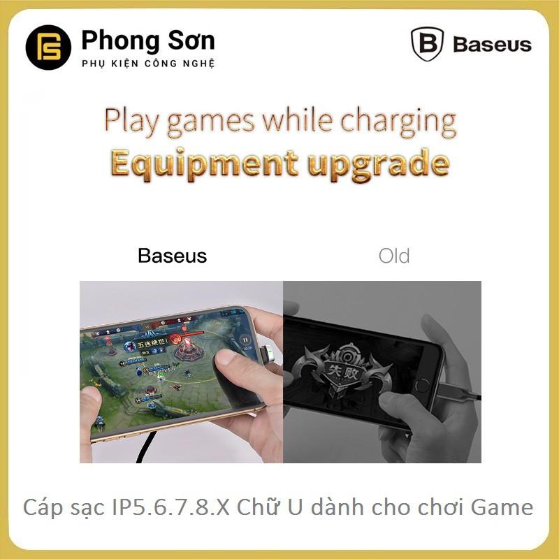 Cáp Sạc Baseus U-Shaped Có Led Báo dài 2M - Hàng Chính Hãng