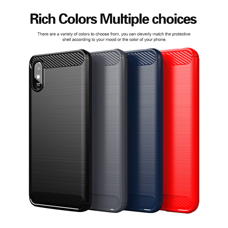 Ốp lưng chống sốc vân kim loại cho Xiaomi Redmi 9A hiệu Likgus - hàng nhập khẩu