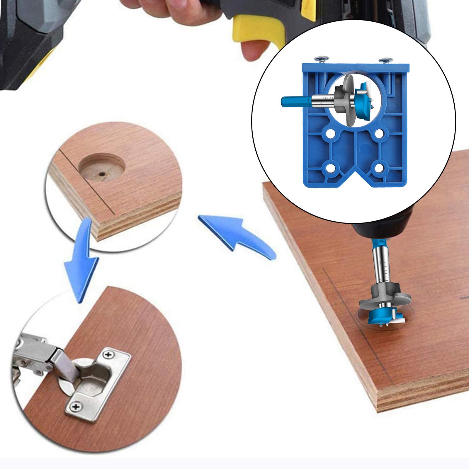 35mm Hinge  Drilling Wood  Drill  Guide Cabinet Door Tool