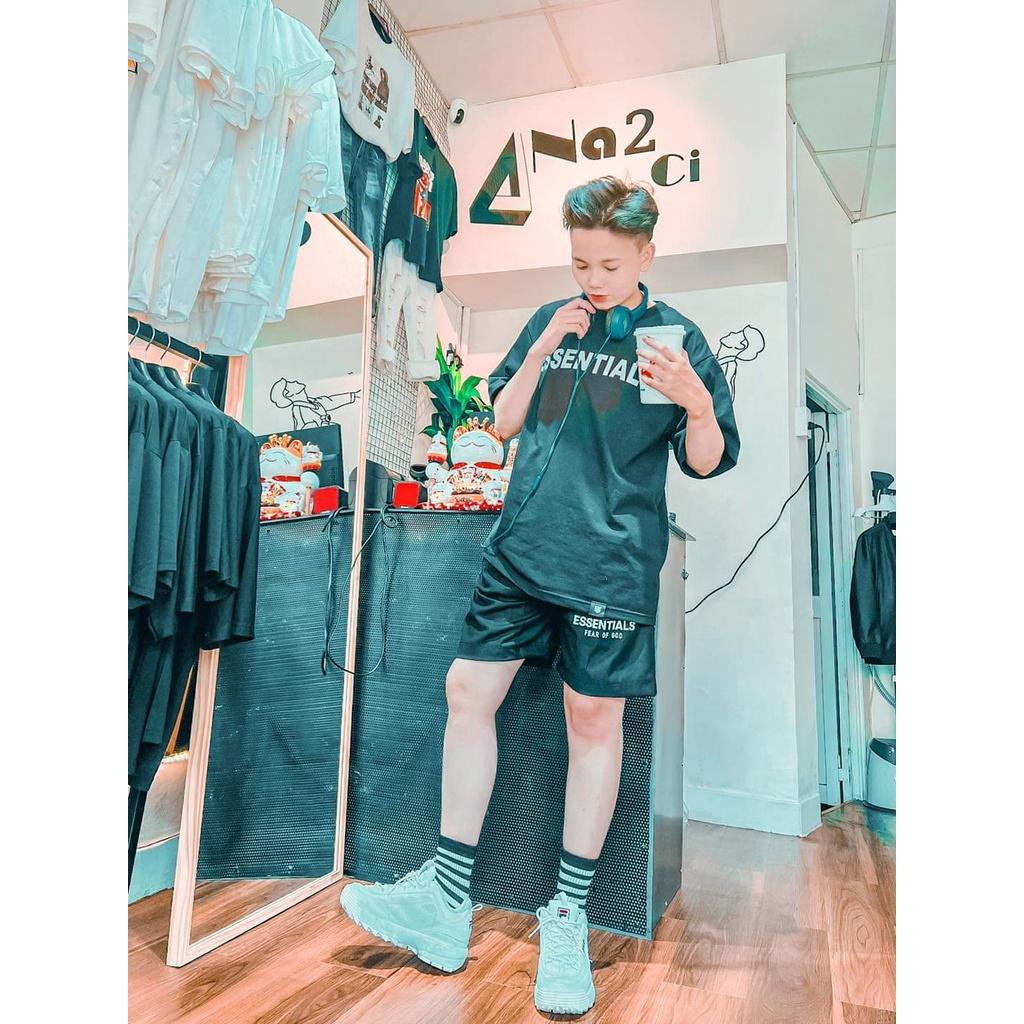 Bộ đùi nữ Set đồ nữ bộ quần short đùi áo form rộng tay lỡ, sooc phông mặc ở nhà Ulzzang