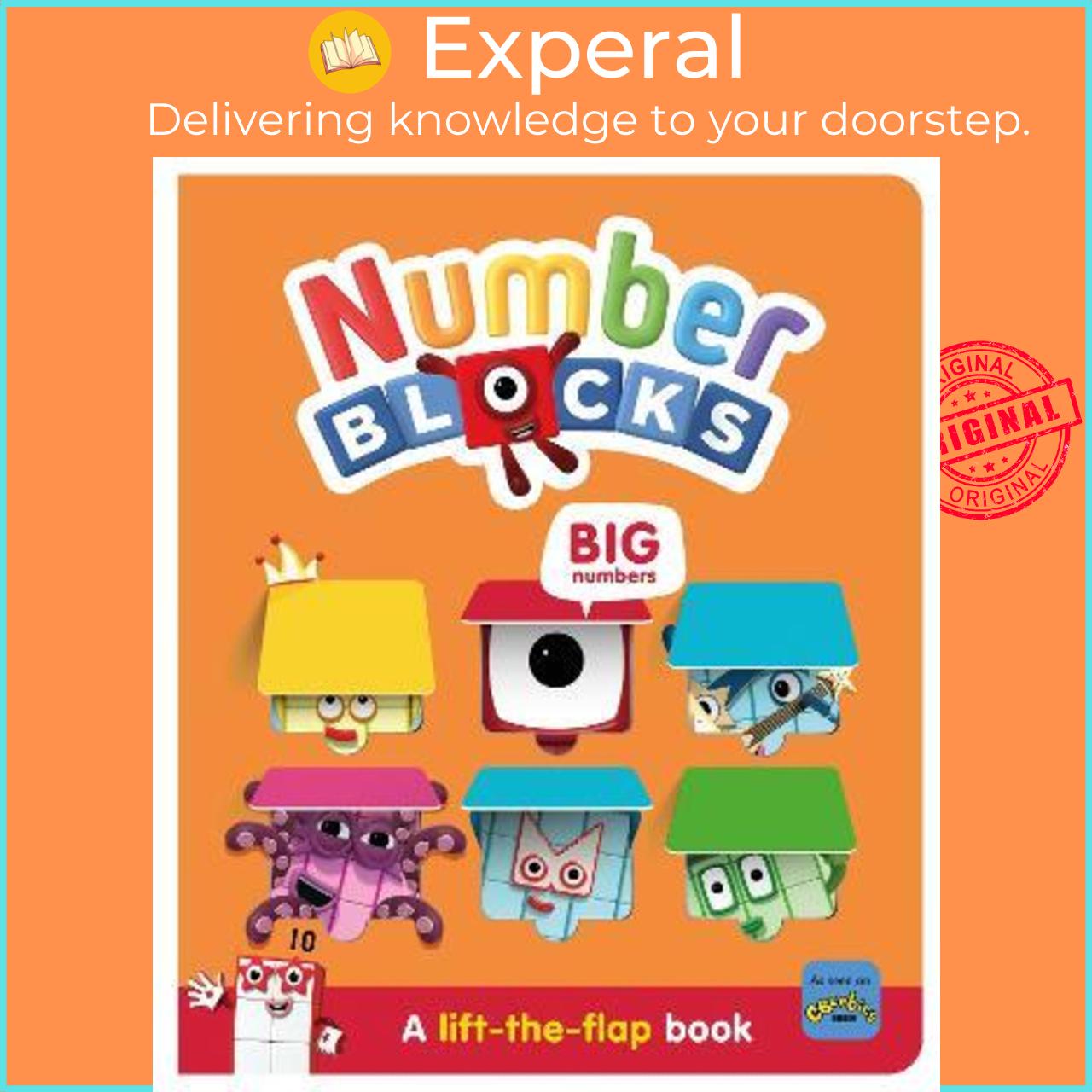 Hình ảnh Sách - Numberblocks Big Numbers: A Lift the Flap Book by Sweet Cherry Publishing (UK edition, paperback)
