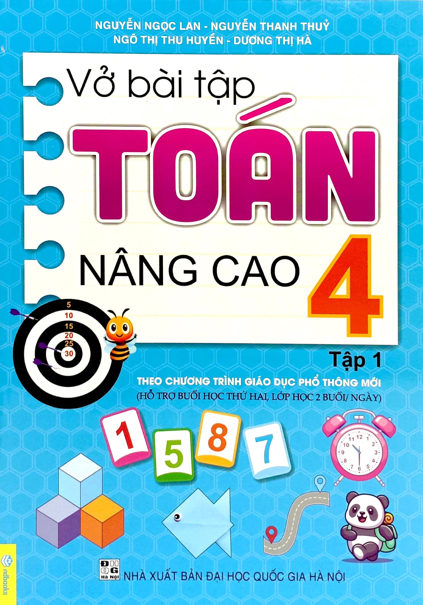 Vở Bài Tập Toán Nâng Cao 4 - Tập 1