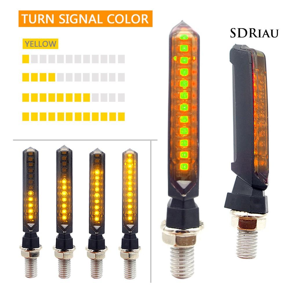 1 Cặp Đèn Xi Nhan 12 Bóng Led Cho Xe Mô Tô Tiện Dụng