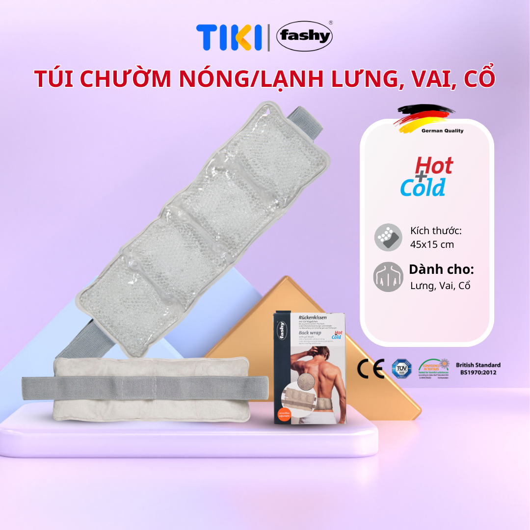 Túi chườm nóng lạnh Fashy Germany - massage lưng vai cổ