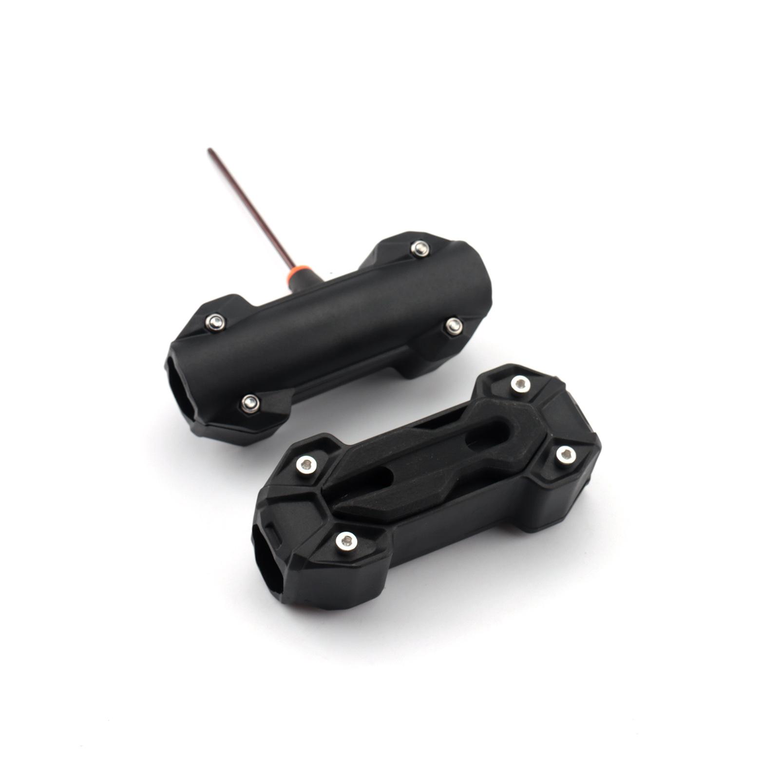 Universal 22mm 25mm Motorcycle Engine Guard Bumper Crash Bar Bumper Engine Guard Protector Decorative Block