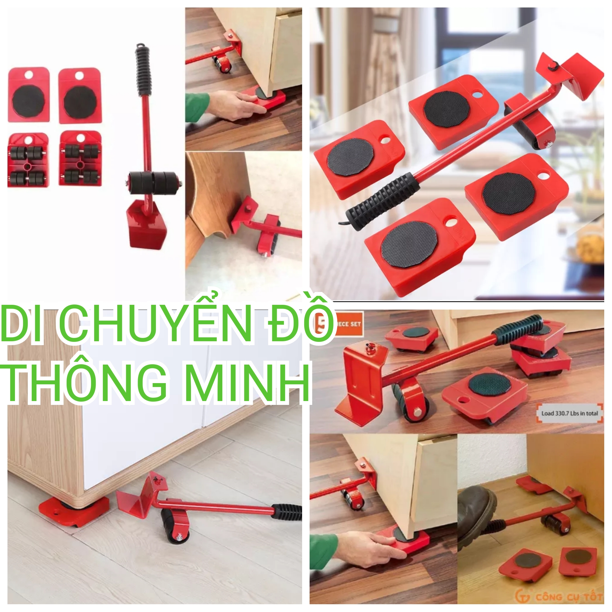 SIÊU PHẨM VỚI BỘ DỤNG CỤ DI CHUYỂN VÀ NÂNG CÁC ĐỒ VẬT TRONG NHÀ THÔNG MINH LOẠI TỐT