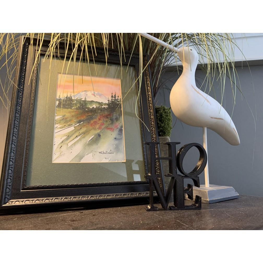 Chữ HOME mini, trang trí tiểu cảnh, bàn làm việc