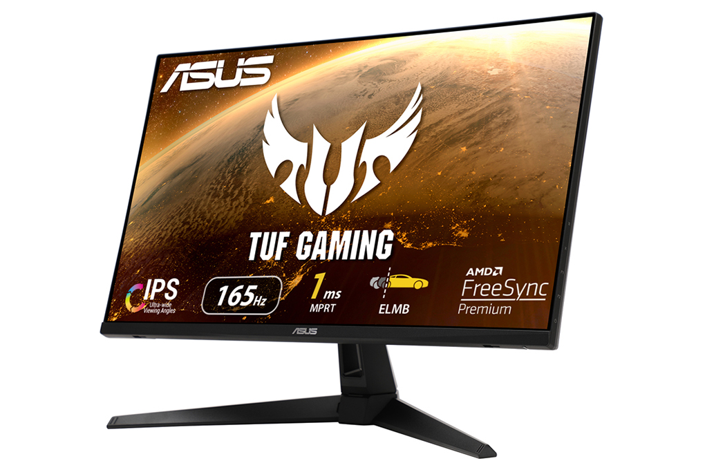 Asus LCD VG279Q1A/27&quot;F/1ms/165Hz/250cd2/HDMI/DP/Cáp HDMI/Cáp DP/Đen - Hàng chính hãng