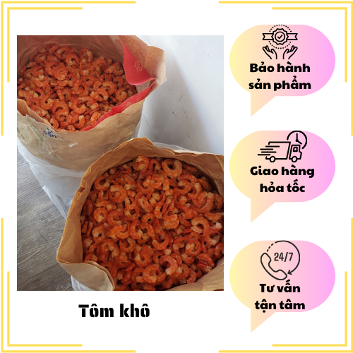 Đặc Sản Nha Trang - Tôm Khô Nhỏ Mềm Ngon Ngọt sạch 1kg -  Seavy