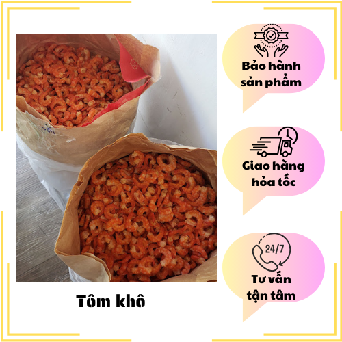 Đặc Sản Nha Trang - Tôm Khô Nhỏ Loại 1 Đặc Biệt Seavy Gói 500G