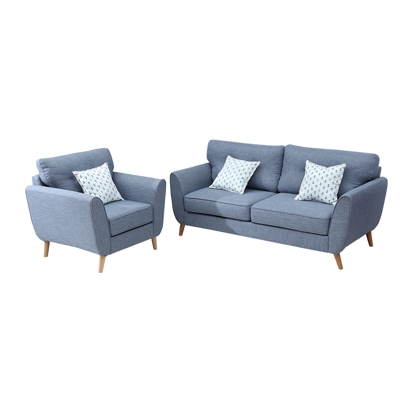 Văng Sofa Nỉ Juno V9.SF02/V2 180 x 85 x 90 cm (Xanh Ghi)