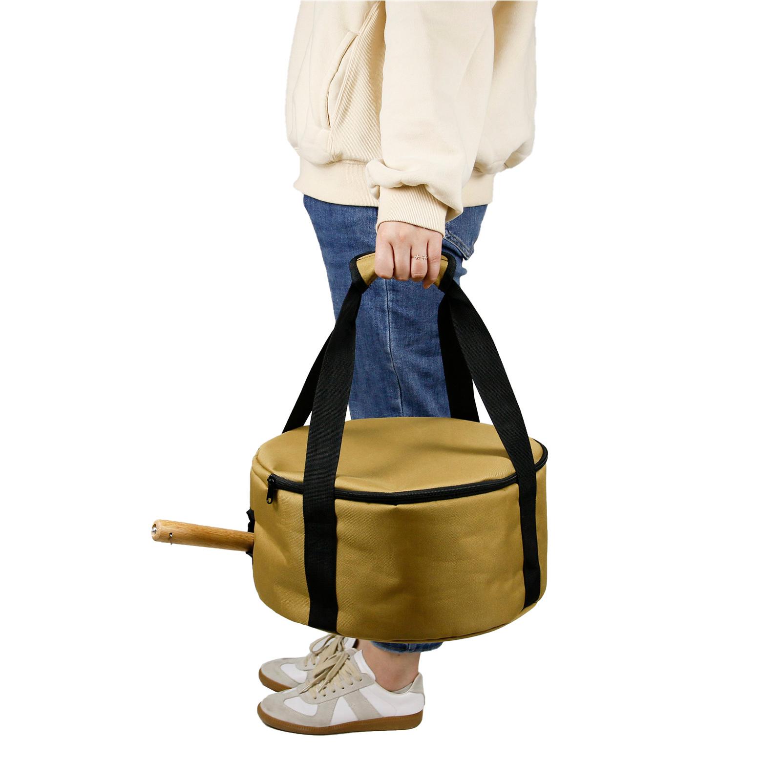 Lò nướng Tote 14 x 7 inch Hà Lan với túi zip để đi cắm trại