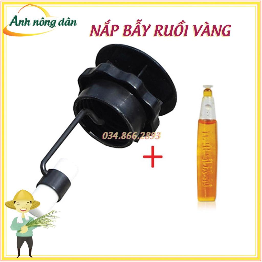 Nắp Bẫy ruồi vàng thế hệ mới + chất dẫn dụ