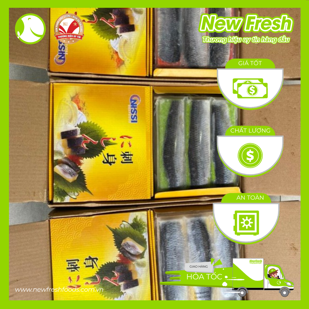 Cá Trích Ép Trứng Nissi Vị Tự Nhiên Màu Vàng - Hộp 1Kg