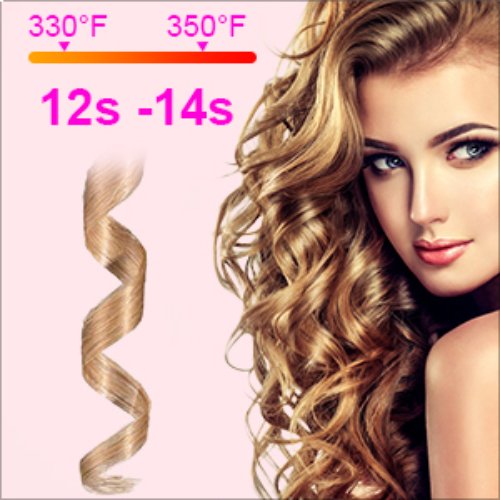 Máy uốn tóc tự động không dây chuẩn FDA 6 cấp độ nhiệt màn hình LCD