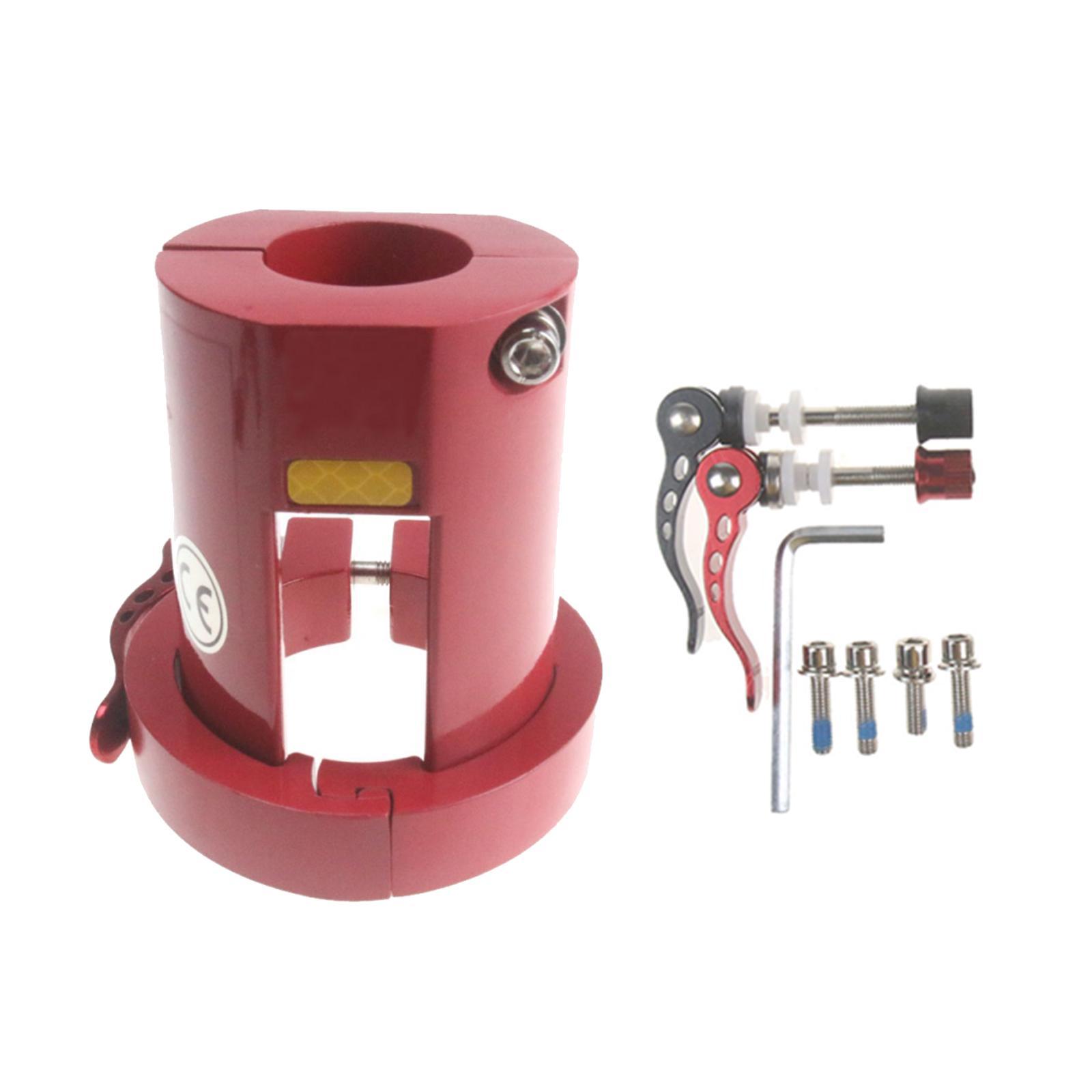 Folding Clamp Durable for Electric Scooter Electric Scooter Accessories Red