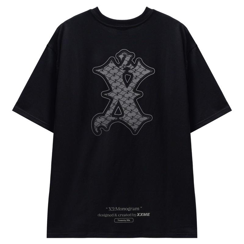Áo thun cao cấp thêu Logo X2 Monogram XXME