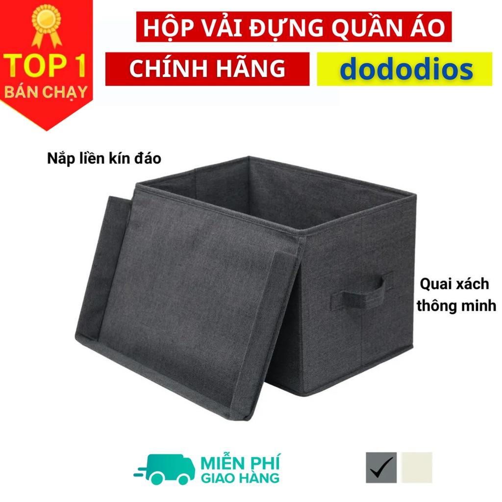 Hôp vải nắp liền đựng quần áo, đựng đồ chơi, đồ dùng trong nhà, hãng Yamazen xuất Nhật DoDoDios House