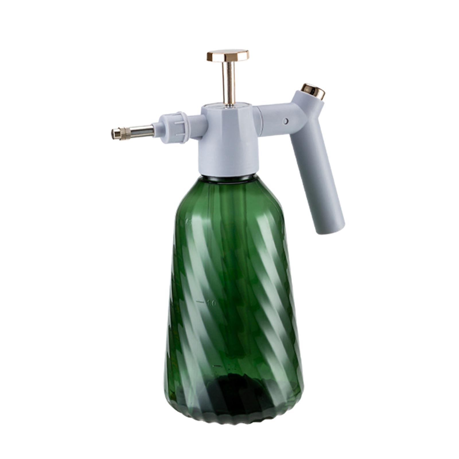 0.4 Gallon Handheld Garden Pump Sprayer with Adjustable Nozzle, 1.5L Hand Pump Pressure Water Sprayer Watering Can for Lawn and Garden, Car Detailing