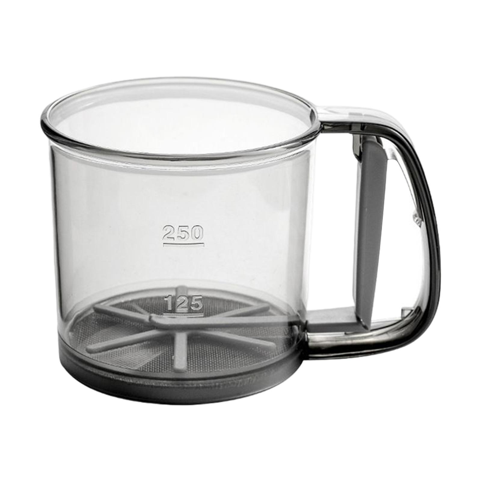 Flour Sifter Sieve Kitchen Accessories Sieve Cup Manual for Baking Sugar