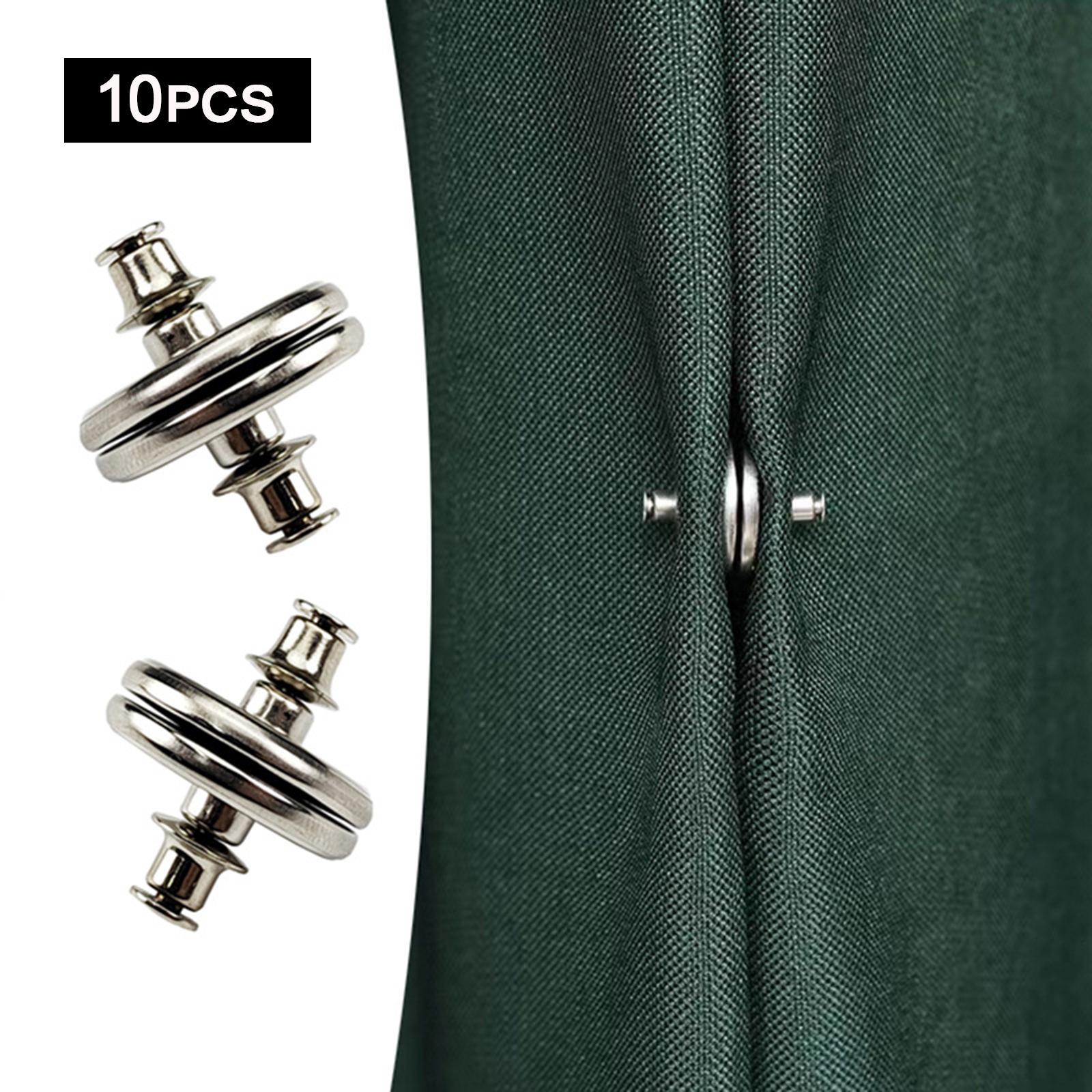 10Pcs Curtain Closure Drapery Buckle Pergola Shower Curtain Clips