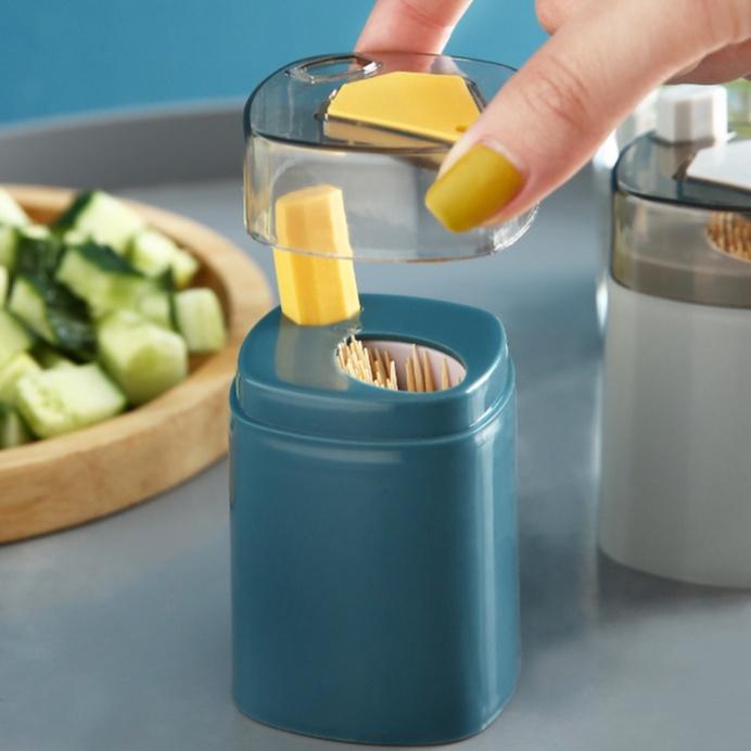 Hũ Lọ Đựng Tăm Dáng Thon Đa Năng Tiện Dụng Hộp Đựng Tăm Gia Đình