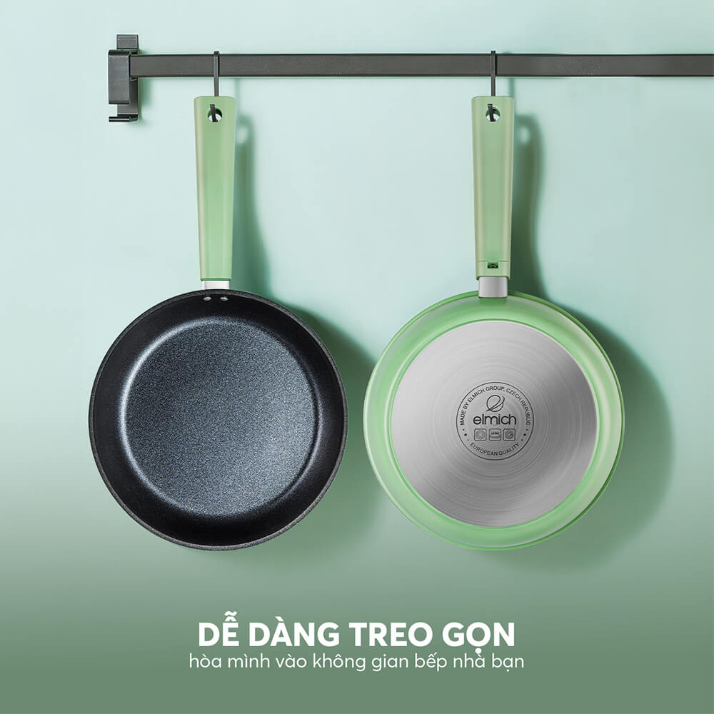 Chảo Chống Dính Siêu Bền Elmich Hera II EL-5941 Nhiều Size, Hàng Chính Hãng, Dùng Mọi Bếp - JoyMall