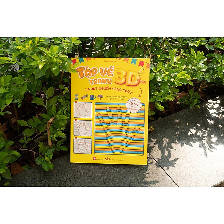 Sách Tập vẽ tranh 3D, khơi nguồn sáng tạo